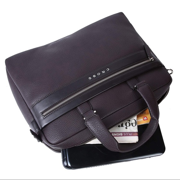 cross leather laptop bag